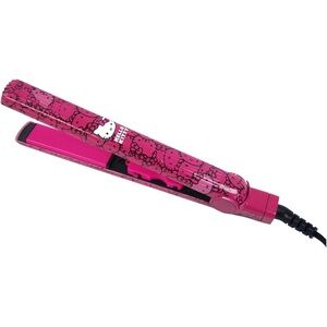 SanrioHello Kitty Hot Pink Hair Tool 1 Inch Hair Straightener Rare Vintage  2013